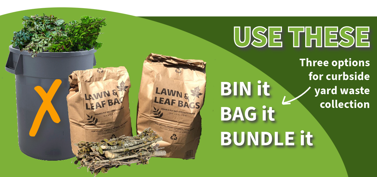 Large yard waste discount bags